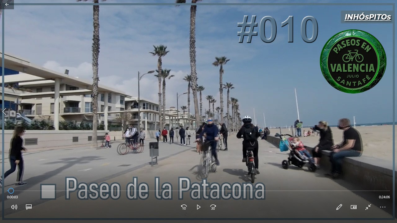 Paseos en bici: al Barranc del Carraixet desde La Patacona