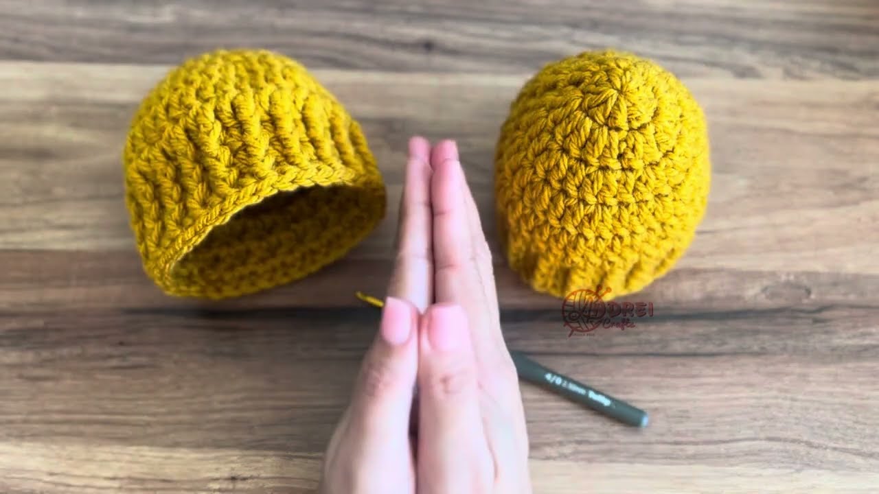 How to Crochet Easy Baby Hat for Newborn