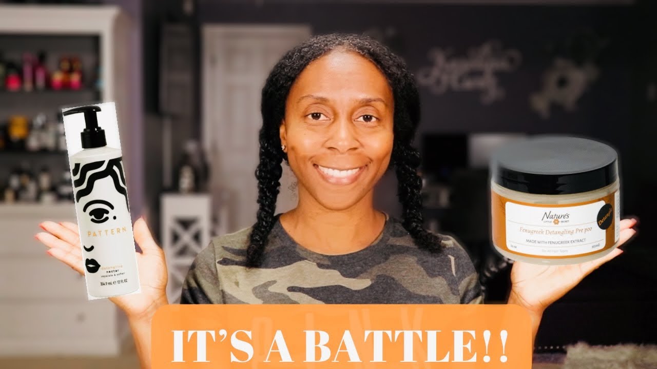 *NEW* Pattern Beauty DETANGLING NECTAR vs. Nature's Little Secret FENUGREEk PRE-POO