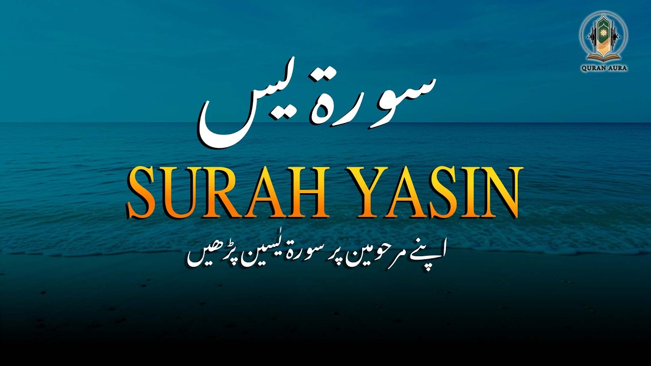 Heart Touching Surah Yaseen Recitation | Urdu & Hindi | Rajab Al-Najjar | QURAN AURA Urdu