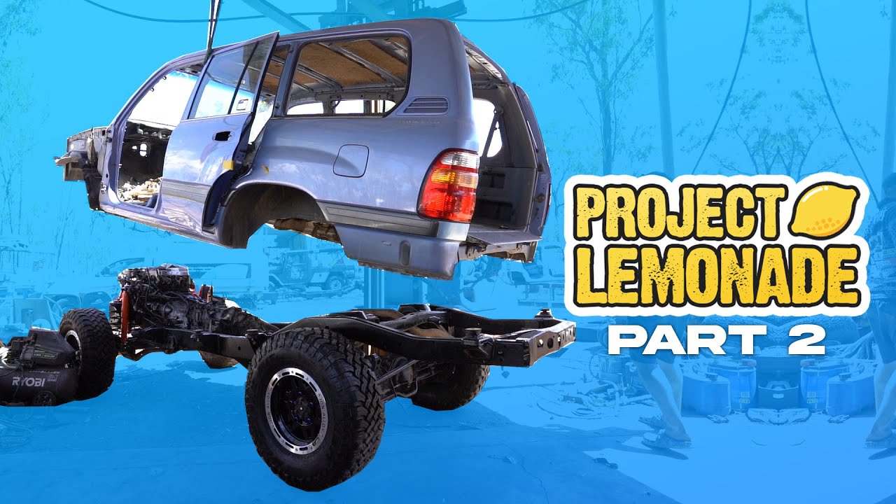PROJECT LEMONADE Ep.2 - Modified 100 Series Toyota Landcruiser | Engine Swap & Drivetrain