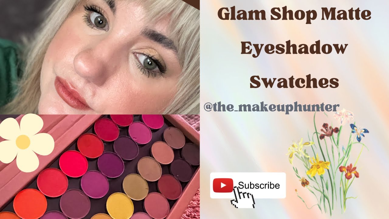 Glam Shop Poland Haul and Swatches (all matte shadows)