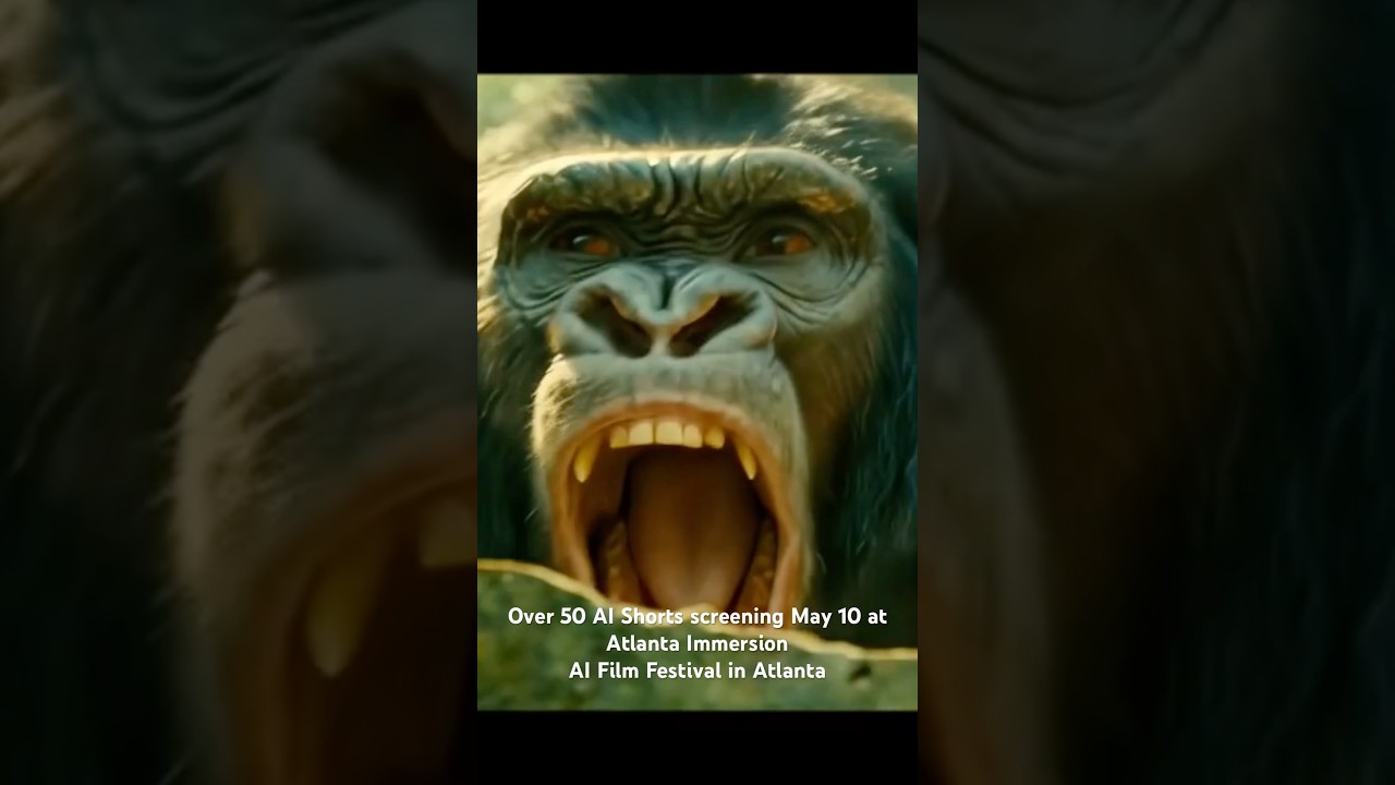 Atlanta Immersion AI Film Festival May 10. #atlantaevents #ai #aiinfilm