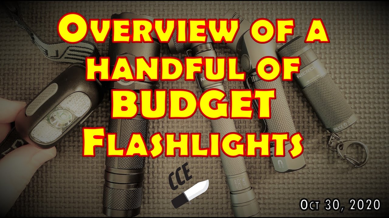 FLASHLIGHT OVERVIEW: COSMOiNG & NICRON - budget flashlights