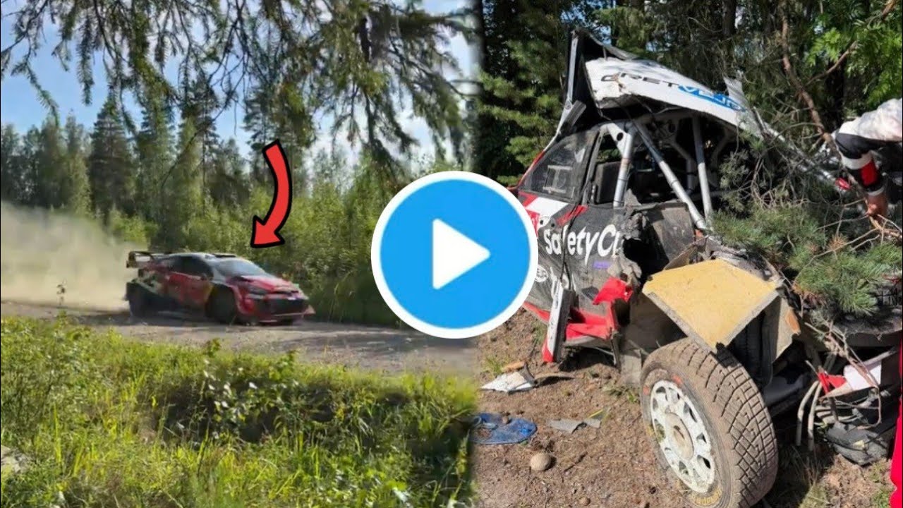 S&eacute;bastien Ogier HUGE Crash at Rally Finland 2026 | S&eacute;bastien Ogier Crash