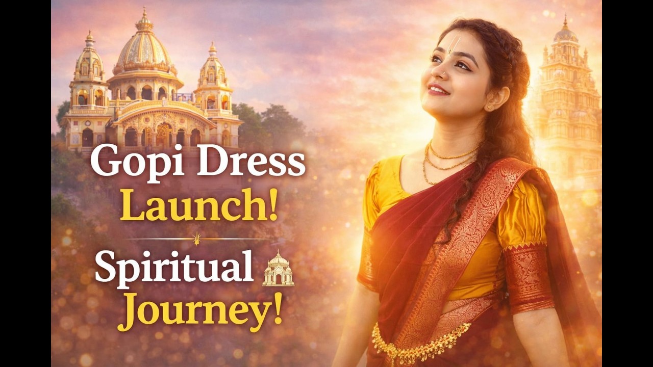 Vlog 4 | Eka Chakra Dham Travel ✨ Nityananda Prabhu’s Birthplace | Gopi Dress Launch
