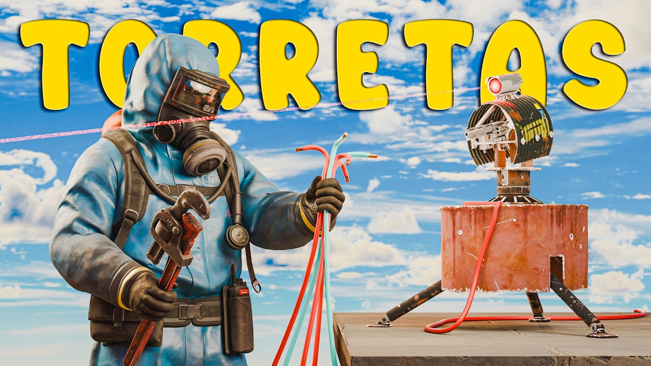 COMO PONER TORRETAS EN RUST⚡