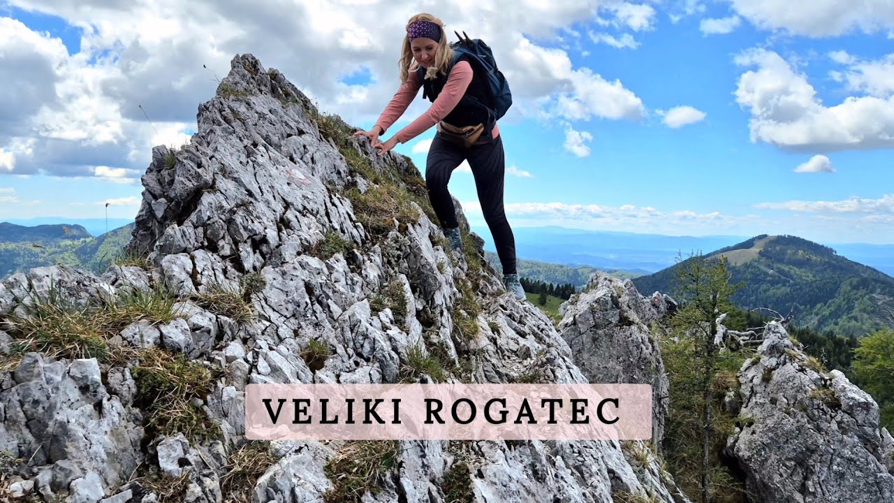 Plezalna pot na Veliki Rogatec | spoznanje o lastnem napredku 🌈