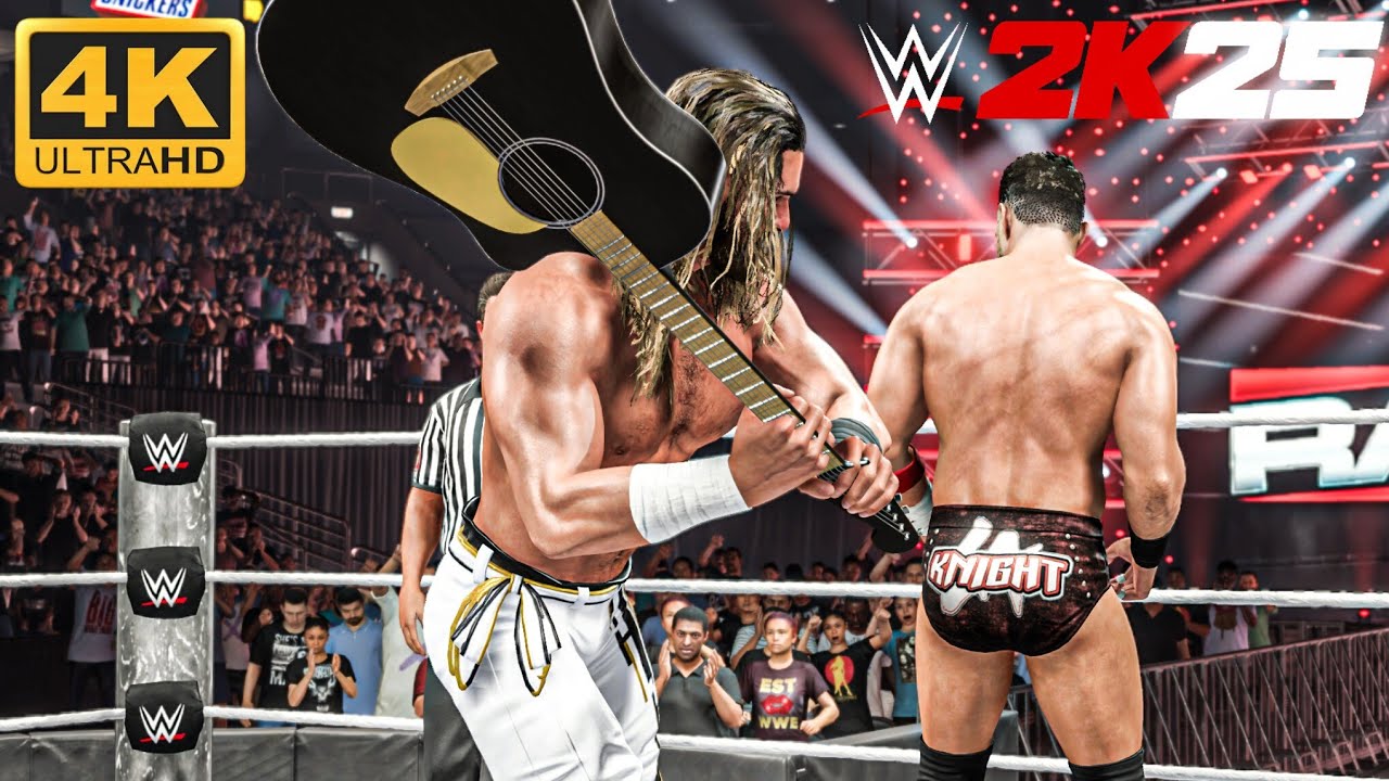 WWE 2K25 - Seth Rollins vs. LA Knight: Raw - | [4K60]