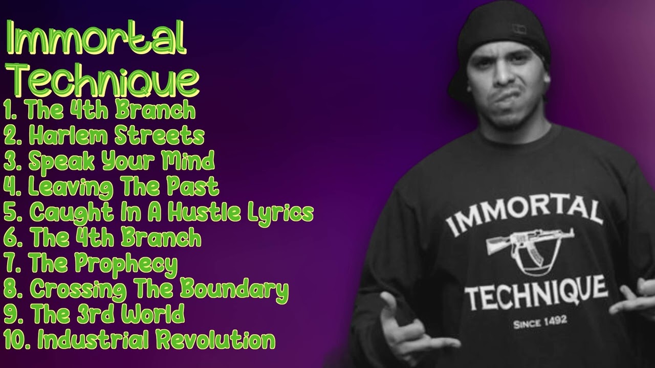 Immortal Technique-Hits that defined the year-Top-Charting Tracks Lineup-Chic
