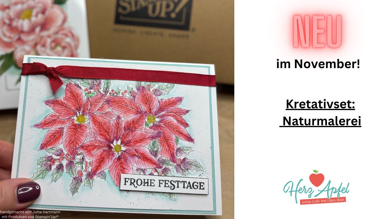 Stampin’Up!  NEU gerade eingetroffen Kreativset Naturmalerei