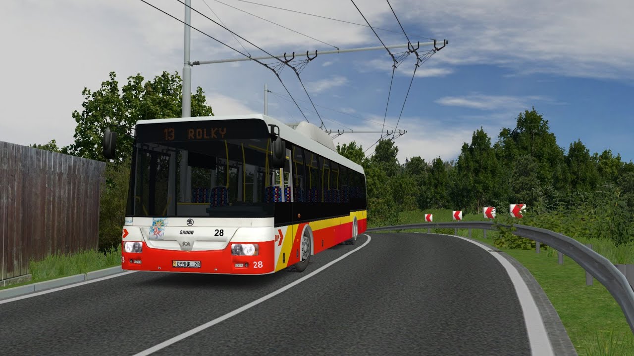 Škoda 30Tr na Lince 13 | Originální Hradecké Hlášení v SIMT MHD