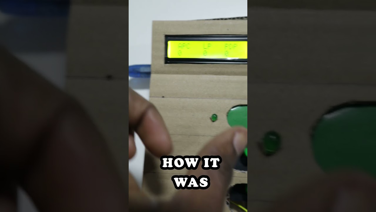 How to make an electronic voting machine #Viral #cardboard #arduino #nigerianelection2023