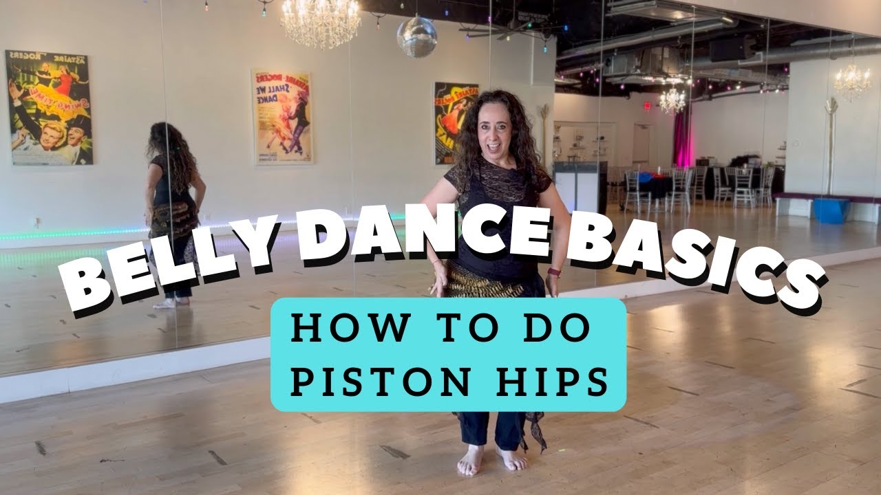 Belly Dance Basics Tutorial: How to do Piston Hips (vertical hip drops) #bellydance #bellydancer
