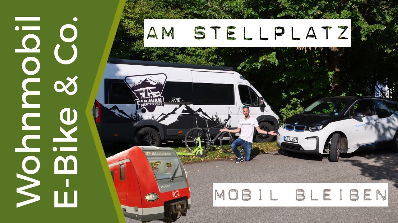 Wohnmobil mobil vor Ort - E-Bike, E-Roller oder Mietwagen?