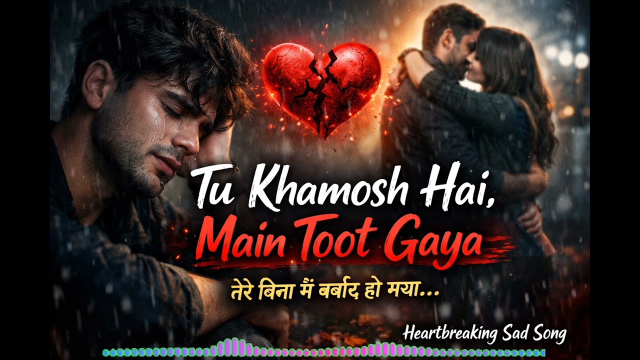 Tu Khamosh Hai Main Toot Gaya 💔 | Heart Touching Sad Song | Emotional Breakup Song 2026