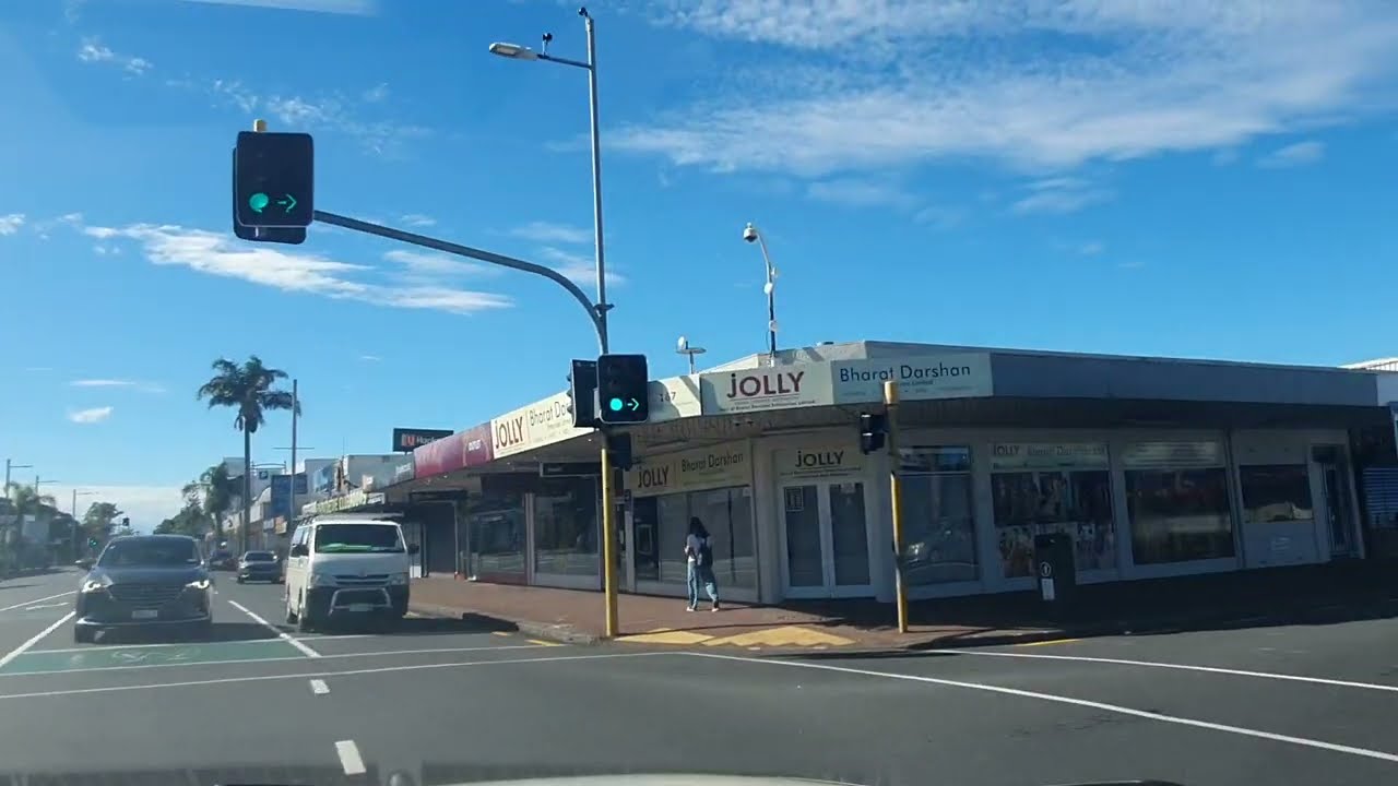 Sunny Day Drive Auckland: Papatoetoe: Real Time POV