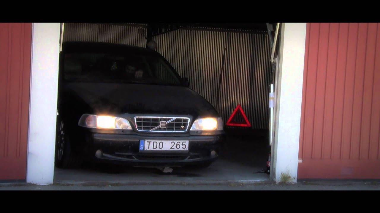 Volvo C70 T5 First start up after 8 months of winter.