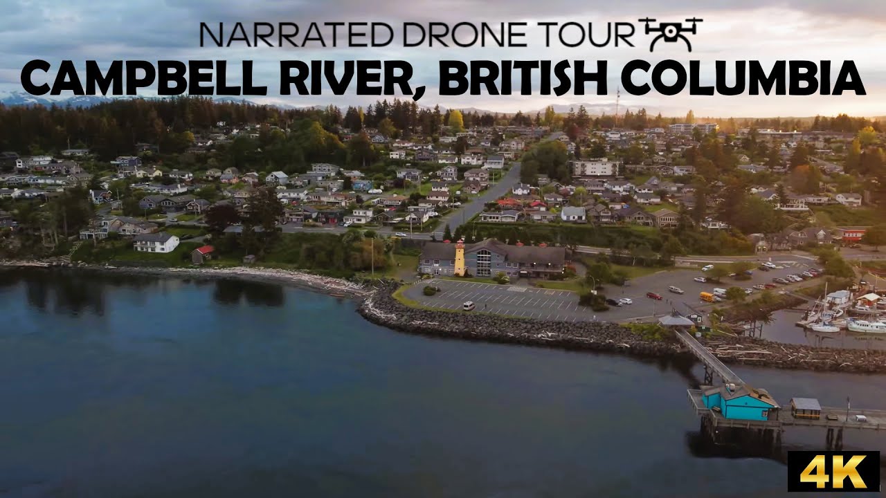 🌊 Campbell River, BC 🇨🇦 | Stunning 4K Aerial Views 🚁✨ | Vancouver Island Drone Footage