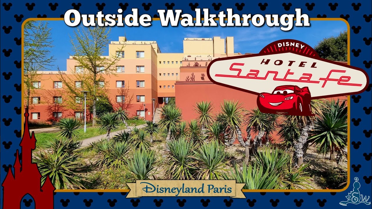 [Disneyland Paris 4K] Outside Walkthrough - Hotel Santa Fé