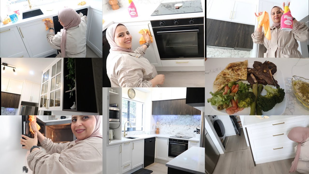 DEEP CLEAN WITH ME🍁 السر🤫 لهذا السبب مطبخي ديما  كيشعل تفاداي هدشي وغتربحي صحتك  ختمتها بعشيوة واعرة
