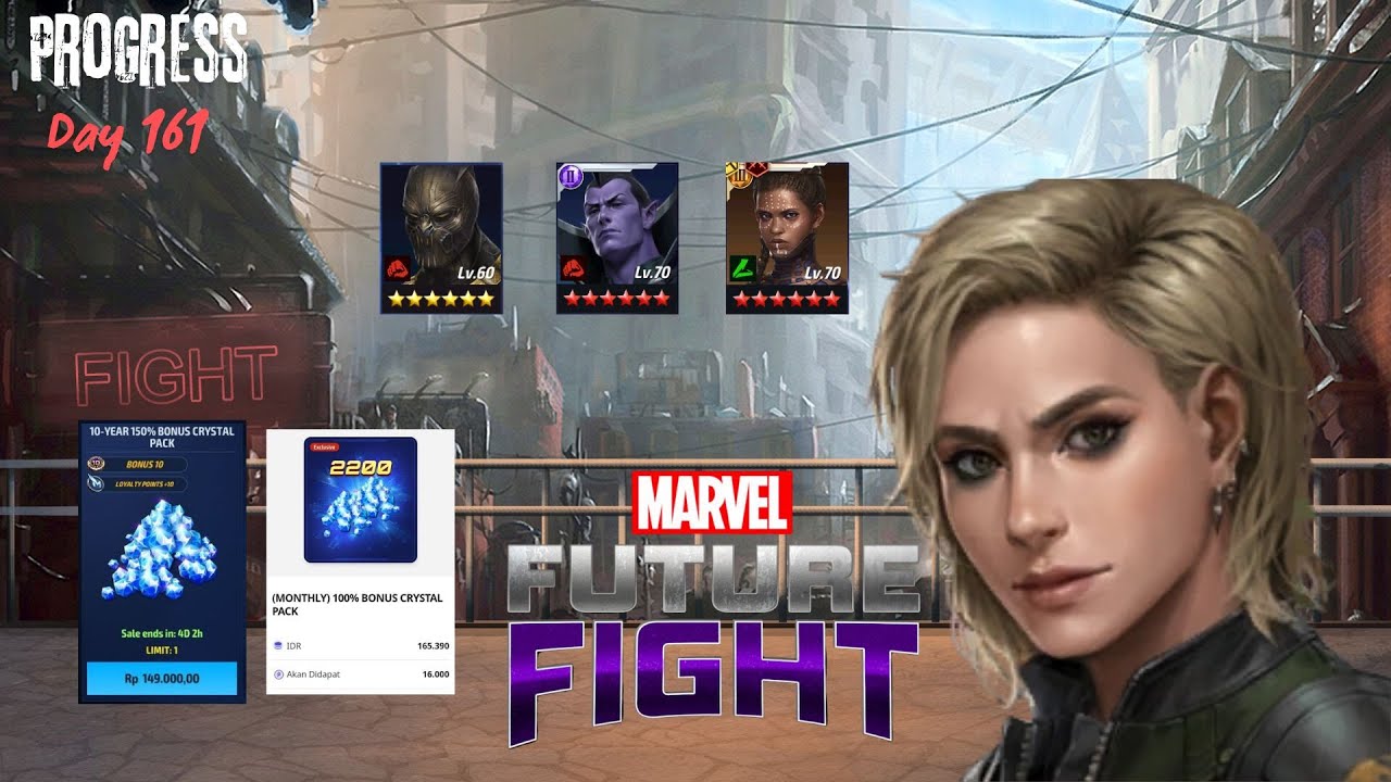 D161 Aku beli Legendary Battle Captain Marvel yg atas buat rage - Marvel Future Fight