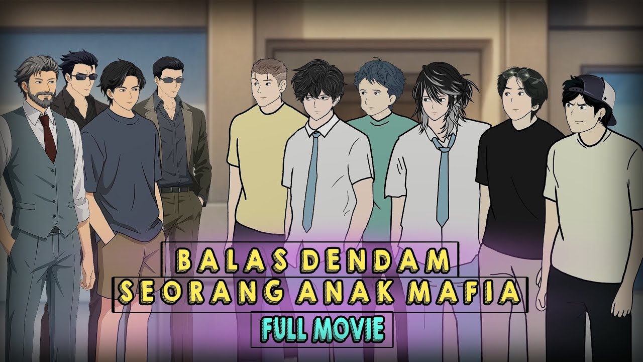 BALAS DENDAM SEORANG ANAK MAFIA FULL MOVIE -  Drama Animasi Sekolah
