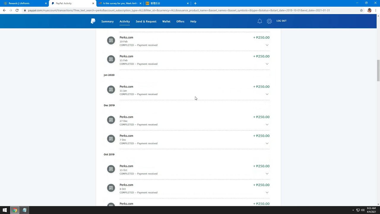 LifePoints My Proof of Redemption As of April 04,2021 [LEGIT PAYING SURVEY SITE/APP 2021]