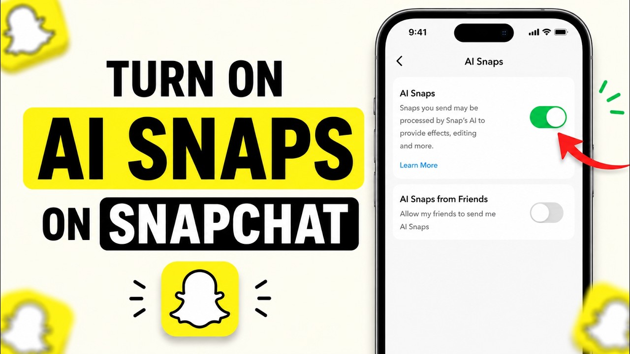 Как включить AI Snaps в Snapchat