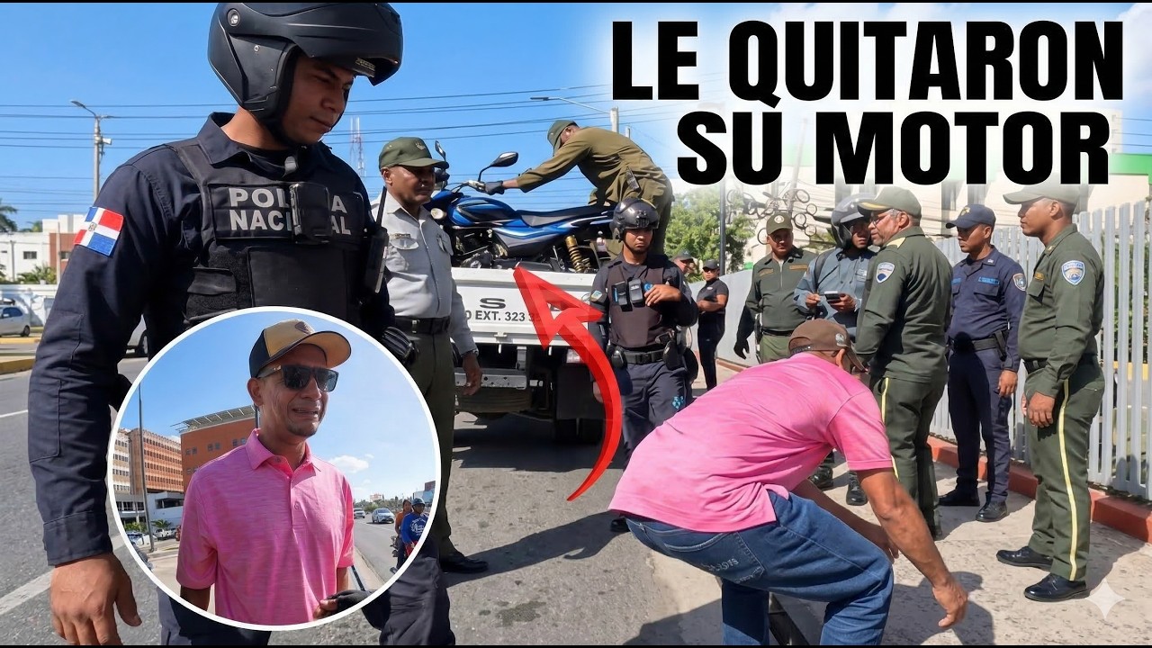 Le quitaron su motor… y rompió en llanto