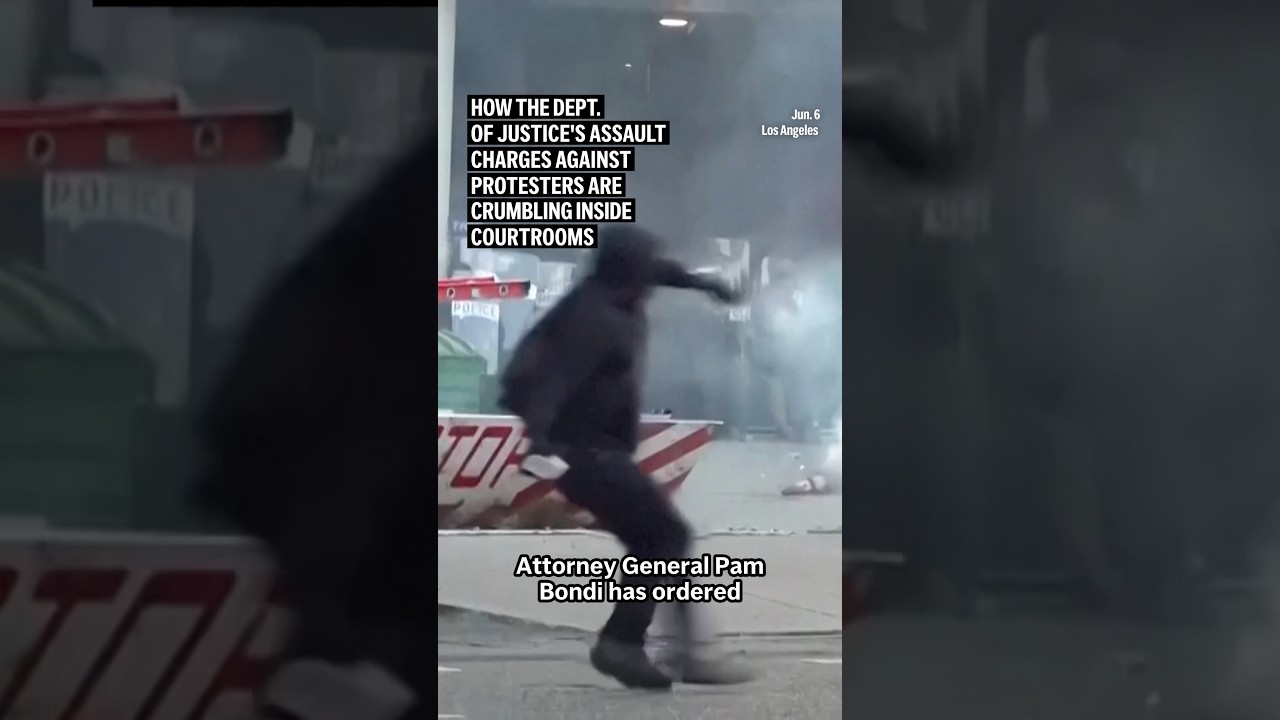 How the Dept.of Justice's assault charges against protesters are crumbling inside courtrooms