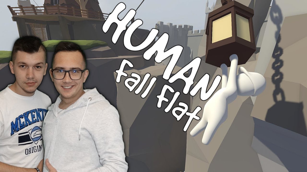 Powracamy!✔ Jak to przejść ? Zjazd Na Snowboardzie  ㋡ Human: Fall Flat #1
