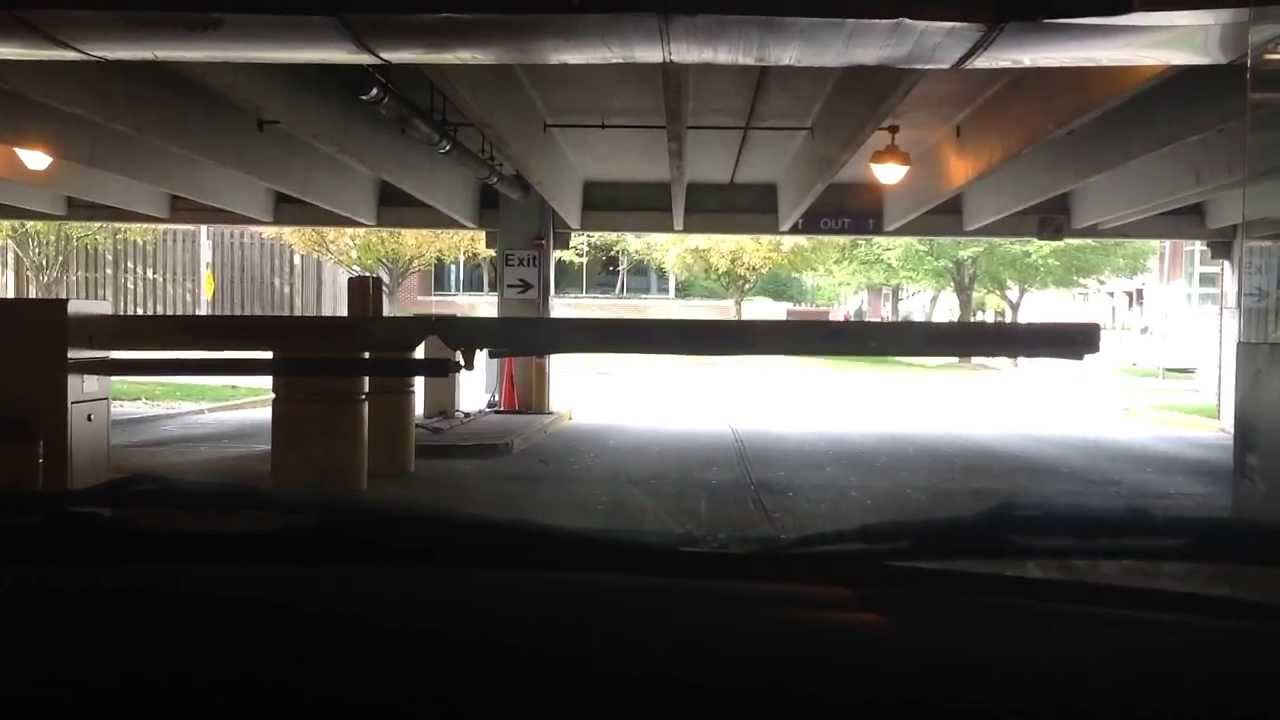 DEVM, parking garage tour of IU Hospital parking garage