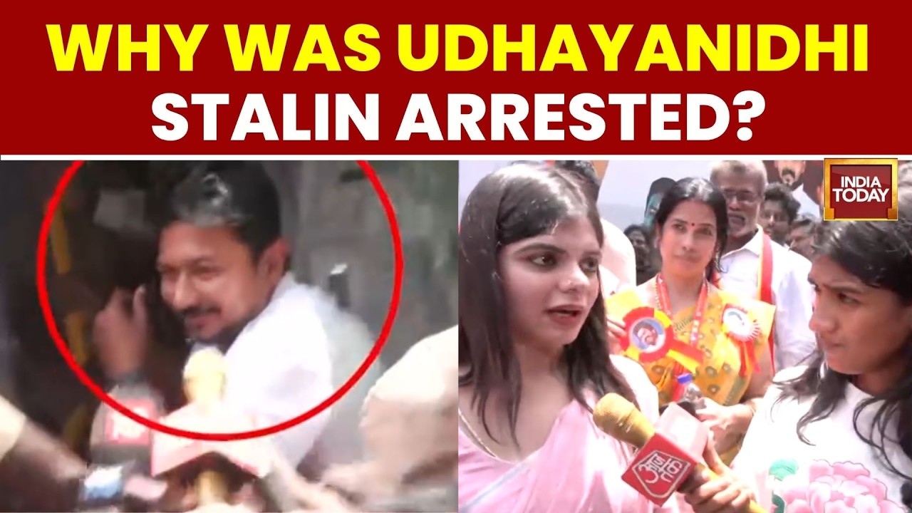 Udhayanidhi Stalin Arrested After FIR | Massive DMK vs TVK Political Showdown | Tamil Nadu News