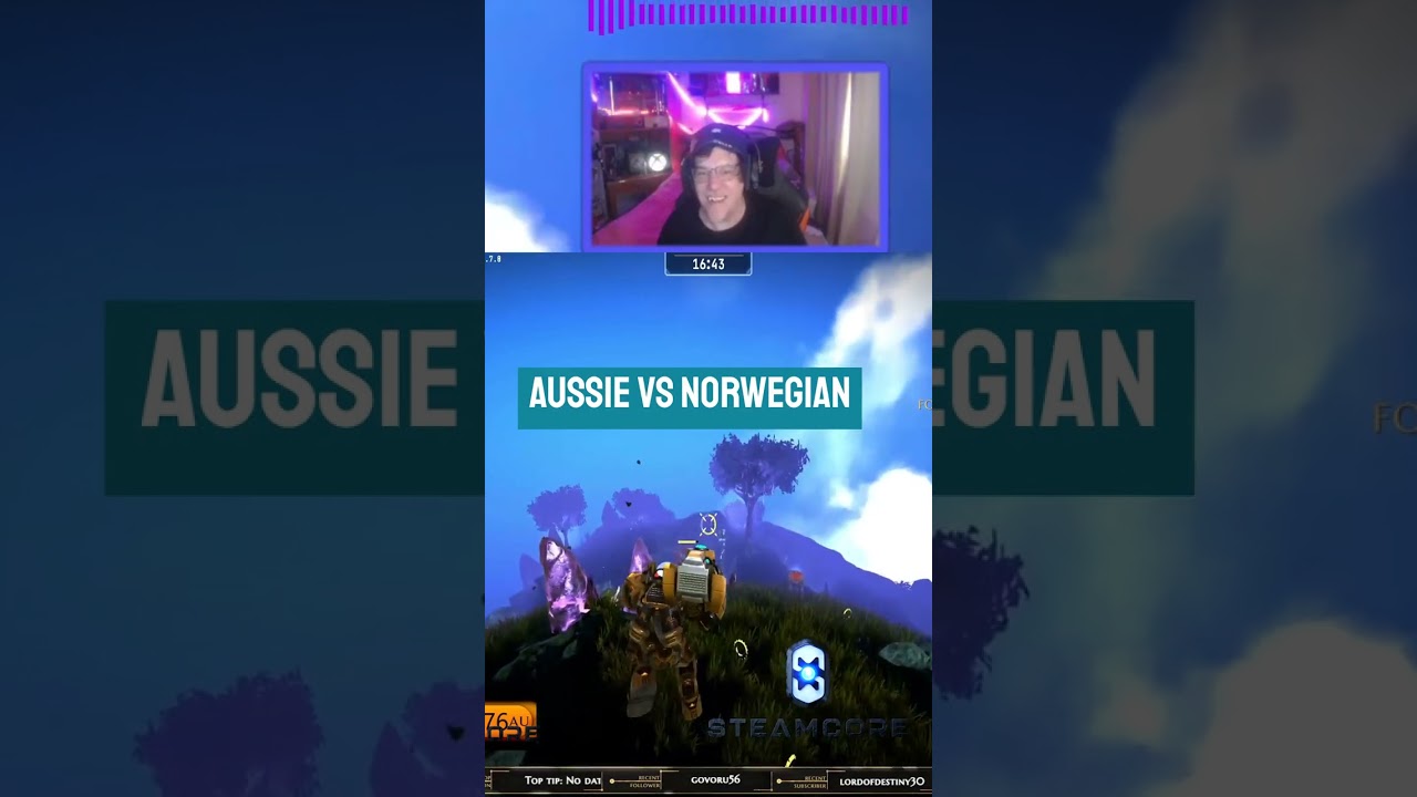 Aussie VS Norwegian ON SteamCore: WHO WINS? #steamcore  #earlyaccess #shooter