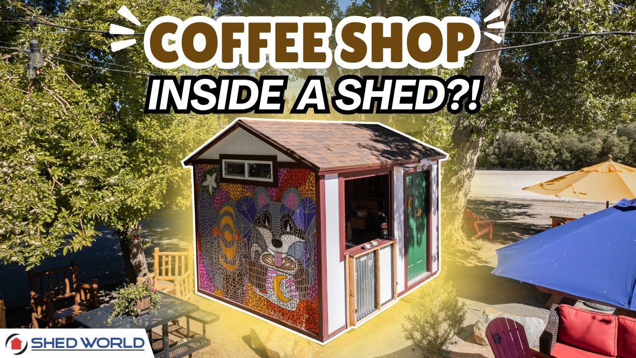 Why Moonridge Coffee Company Chose Shed World | Big Bear, CA #shed #customshed