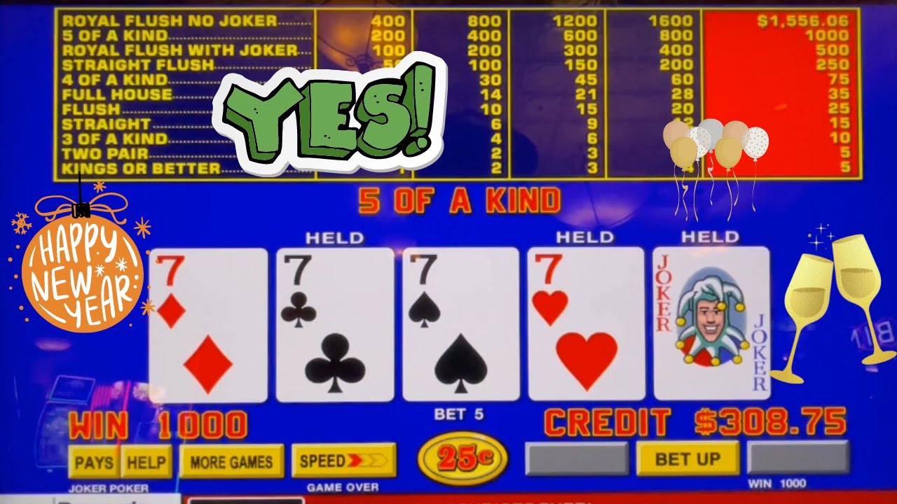 Video Poker: Joker Poker Progressive Play Session