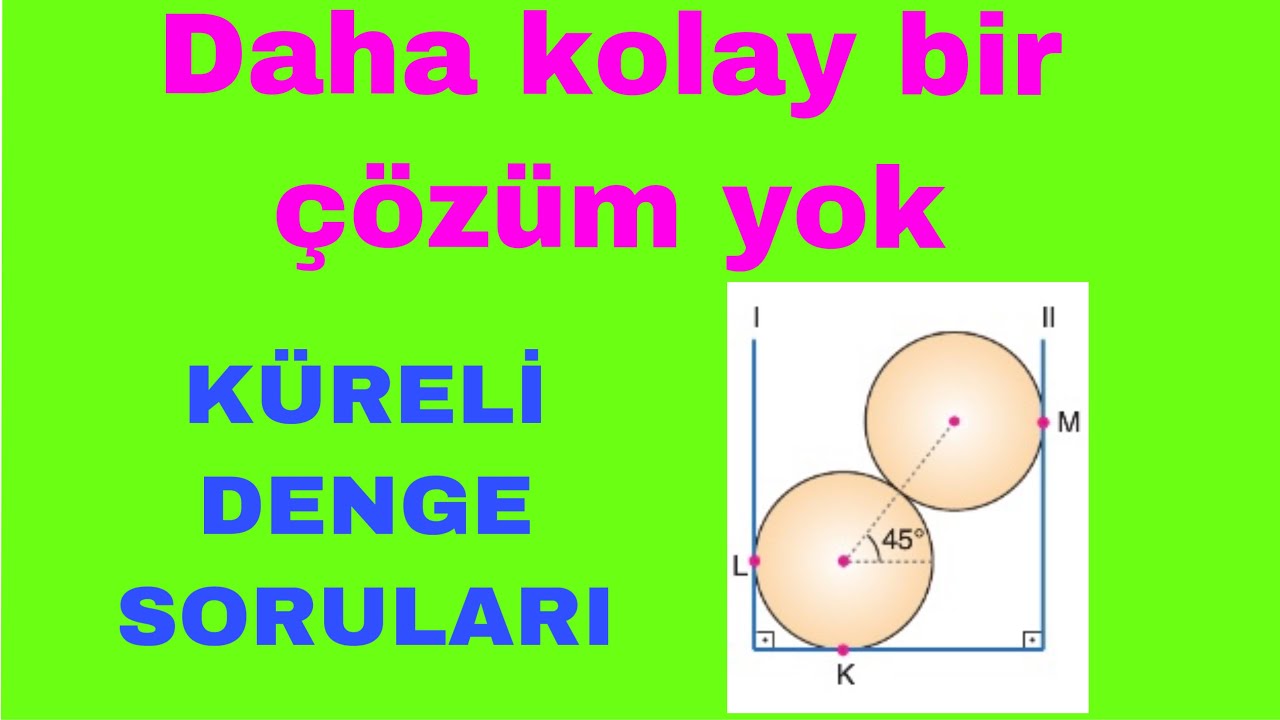 DENGE KÜRE SORULARI-FİZİK DENGE KÜRE SORULARI#11sınıf #aytfizik #yks2025