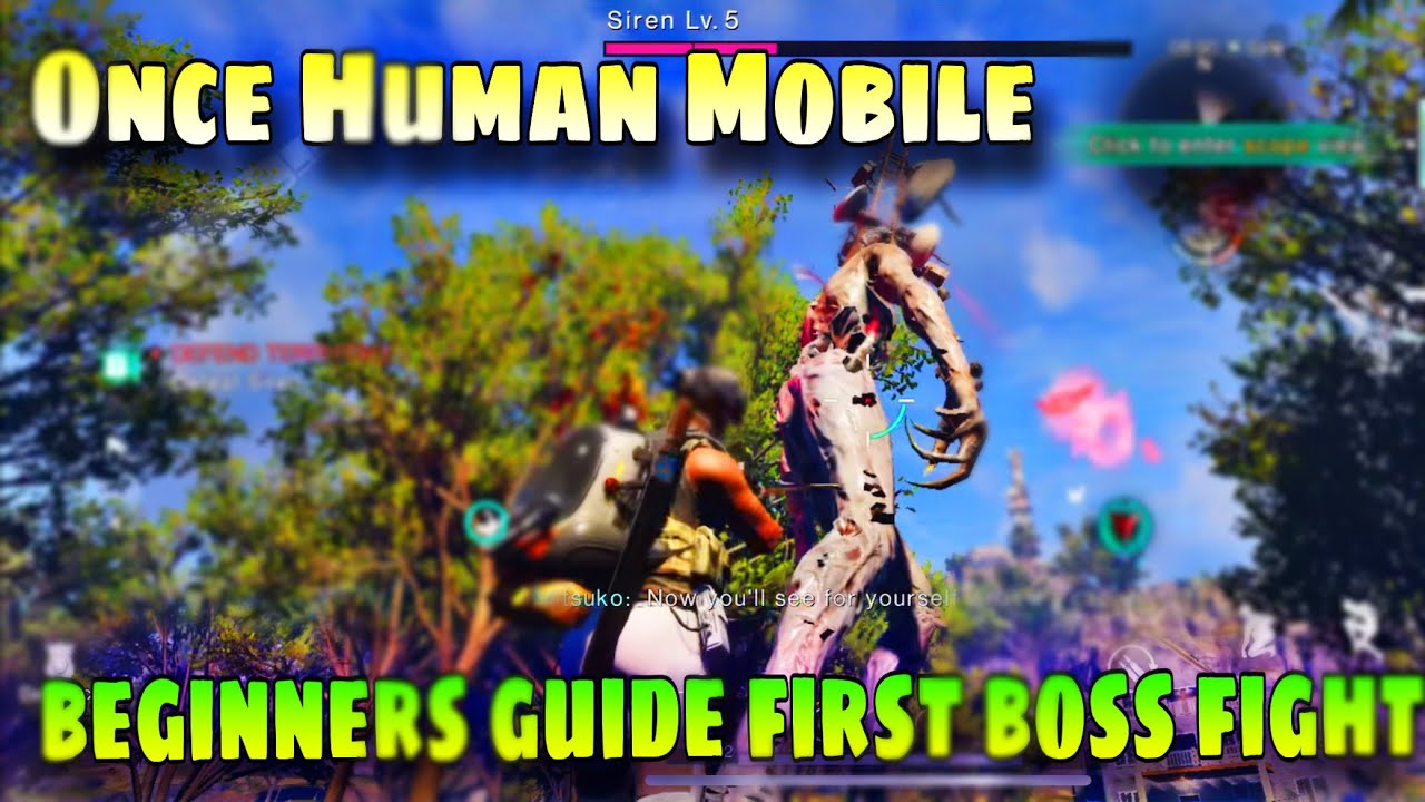 Once Human Mobile on iPhone 13 Pro global Gameplay beginners Guide