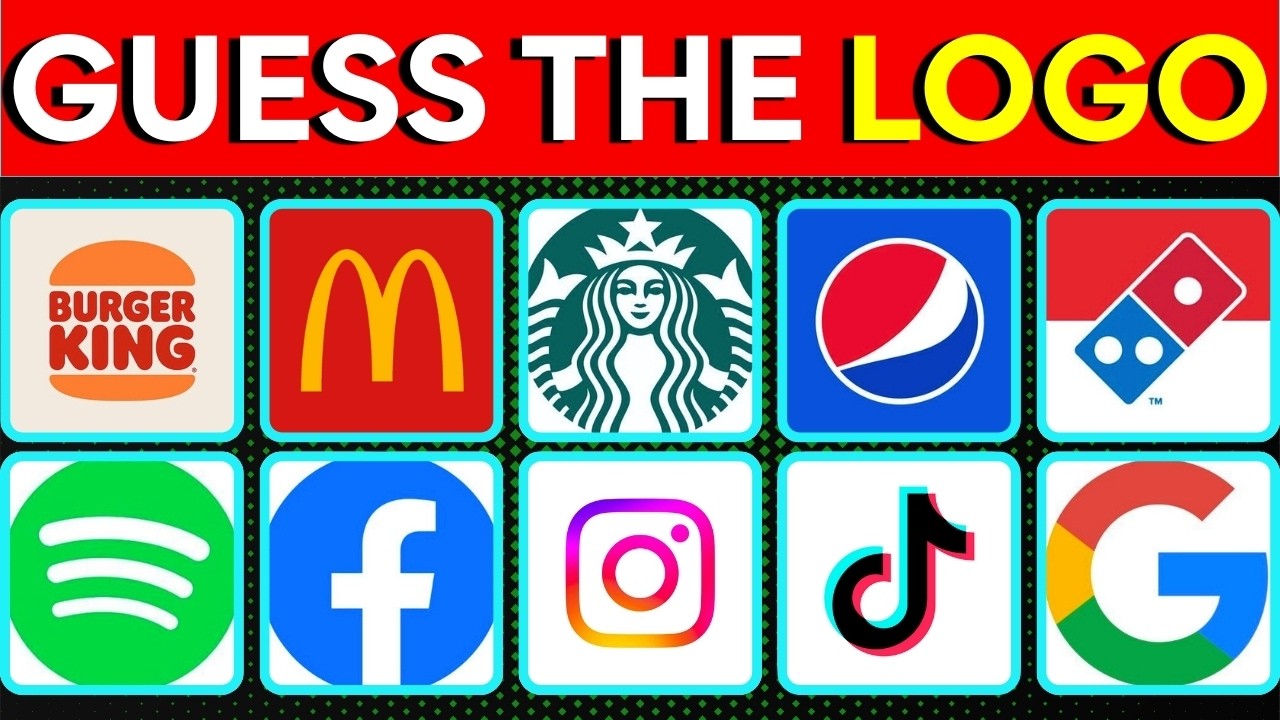Can You Guess the Logo Before Time Runs Out? | Logo Quiz