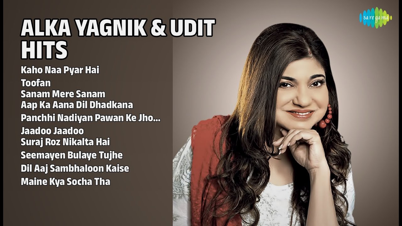 अलका याग्निक और उदित हिट्स | Alka Yagnik Songs | Kaho Naa Pyar Hai | Toofan | Sanam Mere Sanam