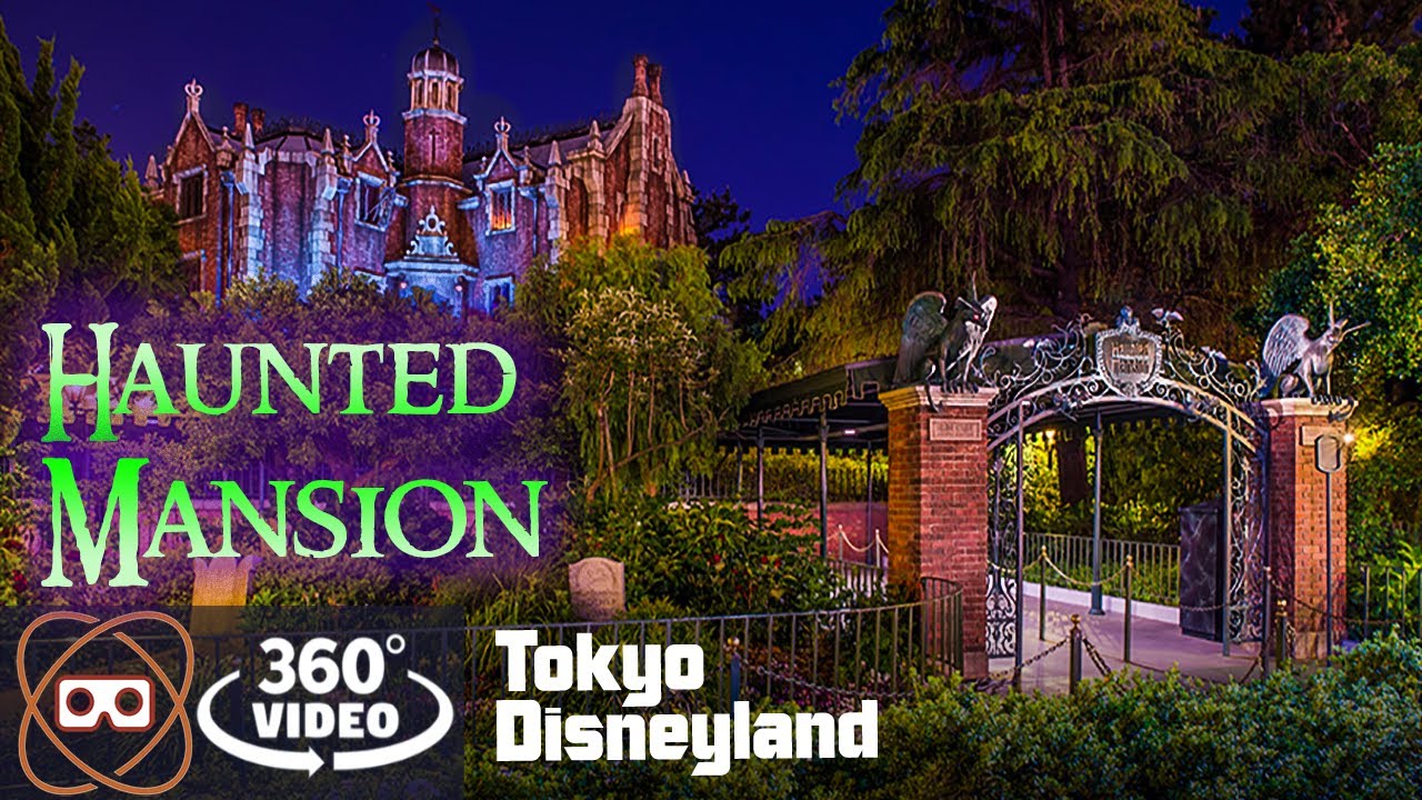 [5K 360] Tokyo Disney Haunted Mansion - Full 360° POV