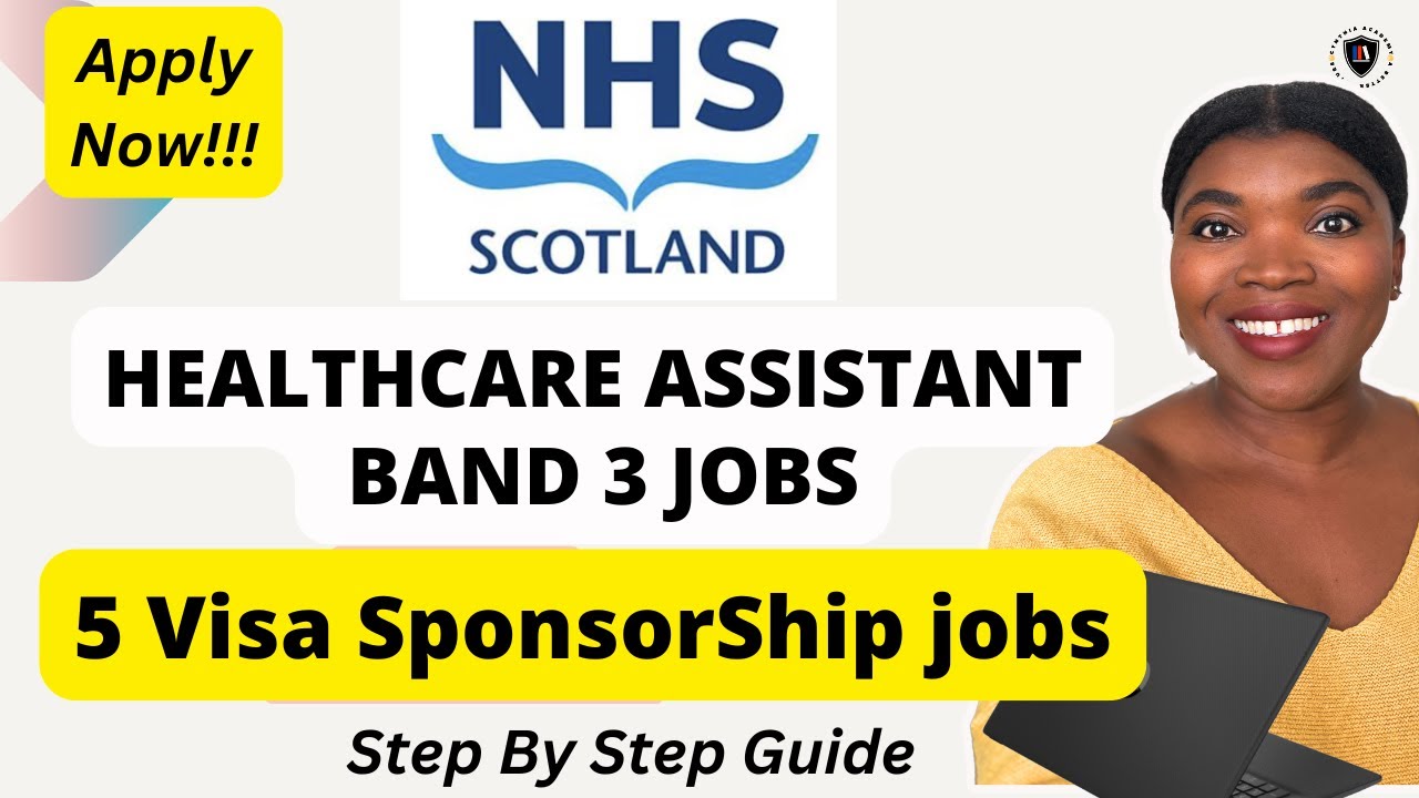 Подайте заявку на эти вакансии по спонсорству визы NHS Scotland Healthcare Support Worker Band 3:...