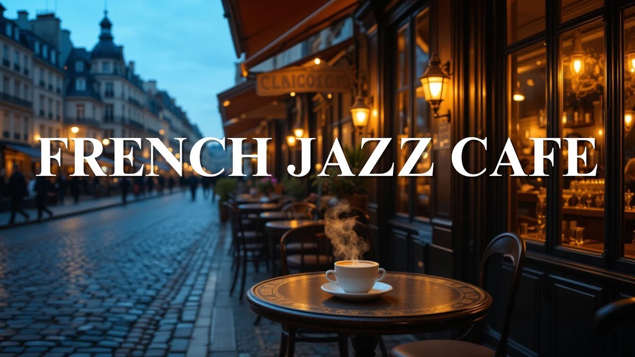 French Evening ✨ Jazz Relaxing Music on Cafe &ndash; Parisian Cafe Ambience