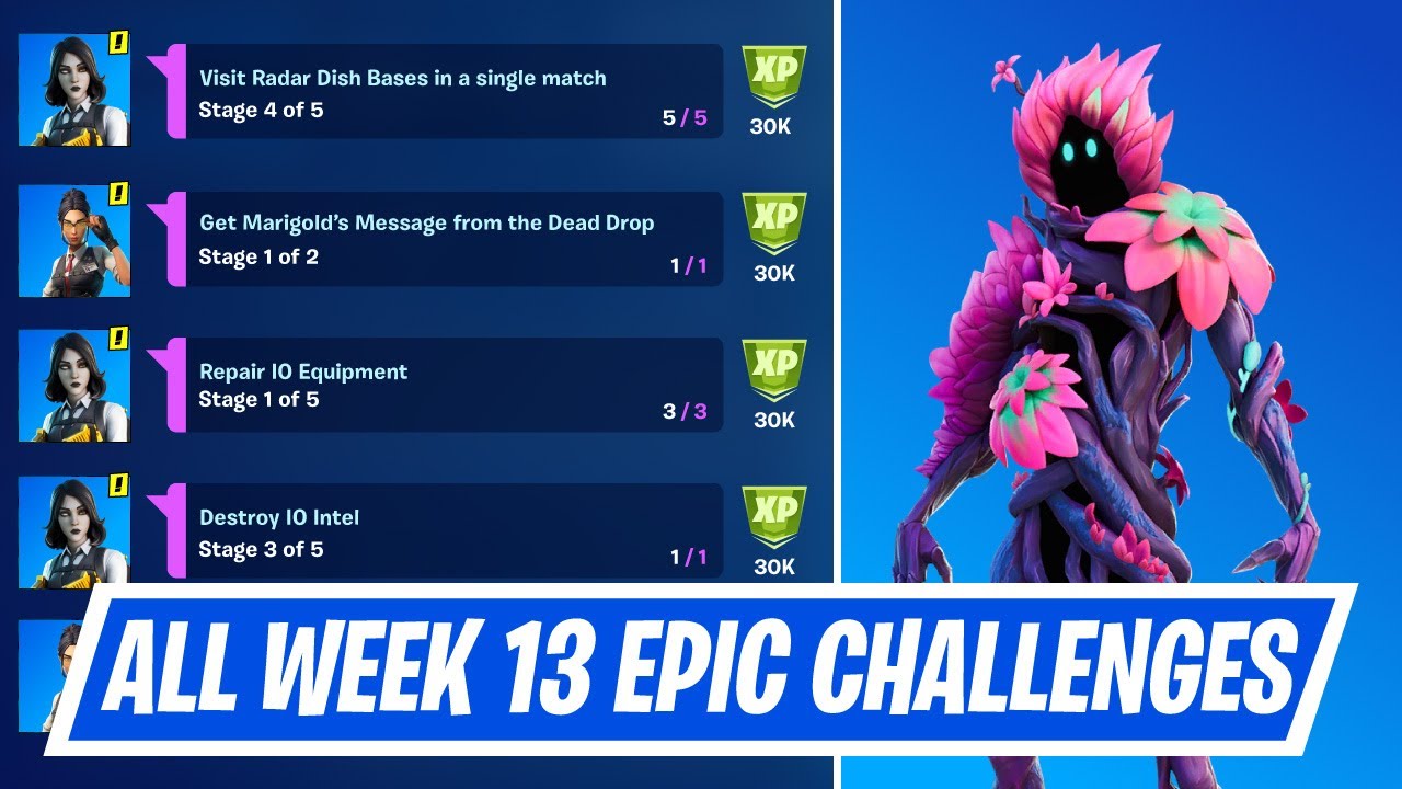 All Week 13 Epic Quest Challenges Guide in Fortnite - Week 13 Quest in Chapter 2 Season 7