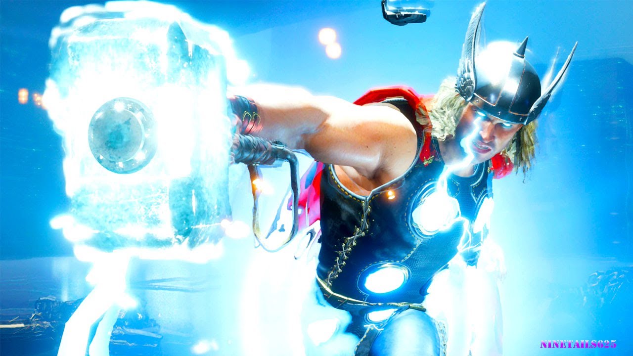 Marvel's Avengers | Super Thor vs Synthoids | Custom Harm Room | PS4 Gameplay