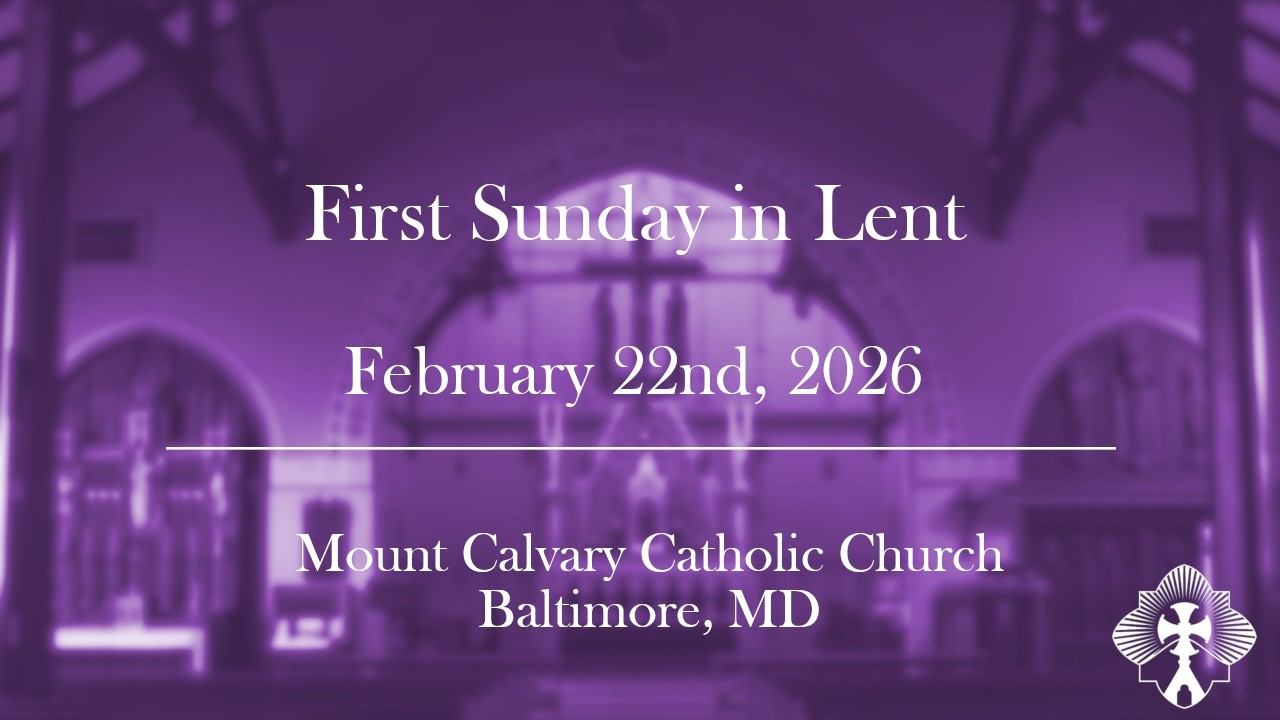 26-02-22 First Sunday in Lent