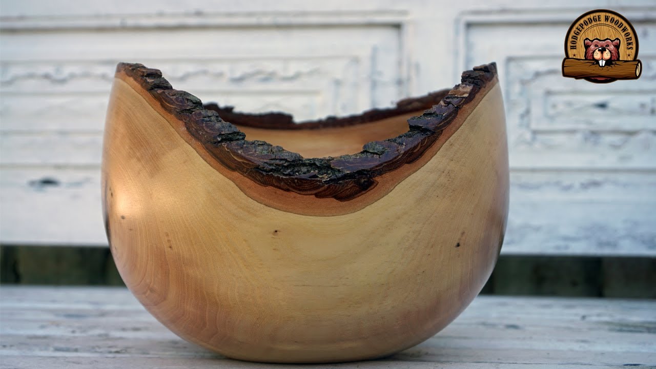 Woodturning - Natural Edge Bowl