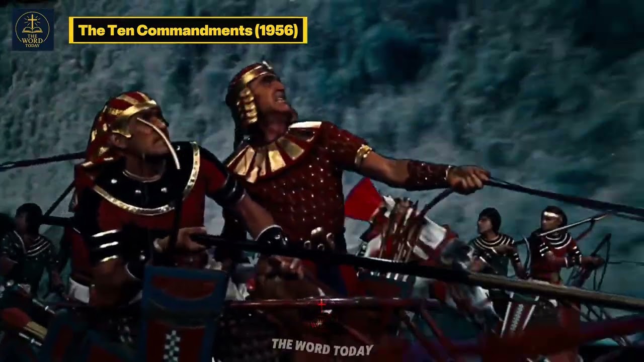 Moses Red Sea Miracle Scene (Part 2) | The Ten Commandments (1956) #fyp #viral #faith 