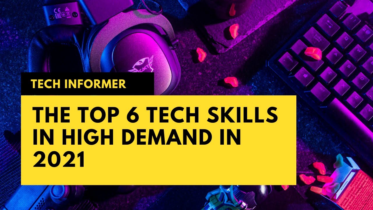 the top 6 tech skills in high demand in 2021#shorts #youtubeshorts #techskills